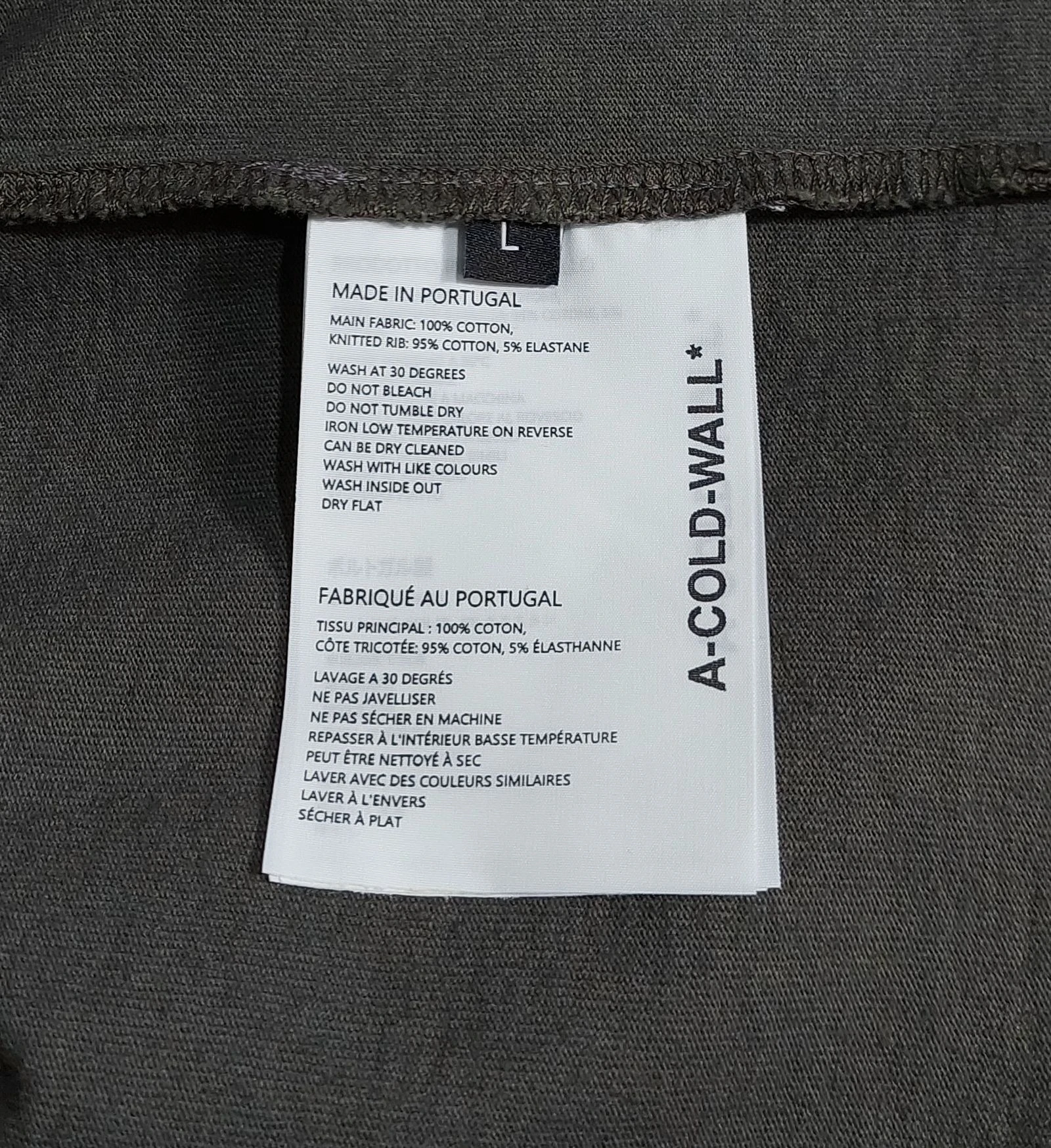 A-Cold-Wall oxidise tshirt - grey L – photo 3